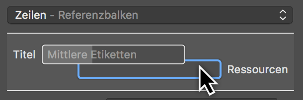 Stile: Editor Referenzbalken