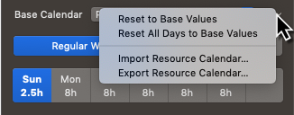 Calendar Resource - more options