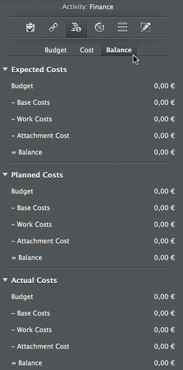Activity:Finance - Balance