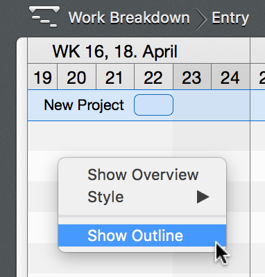 Outline: Show/Hide