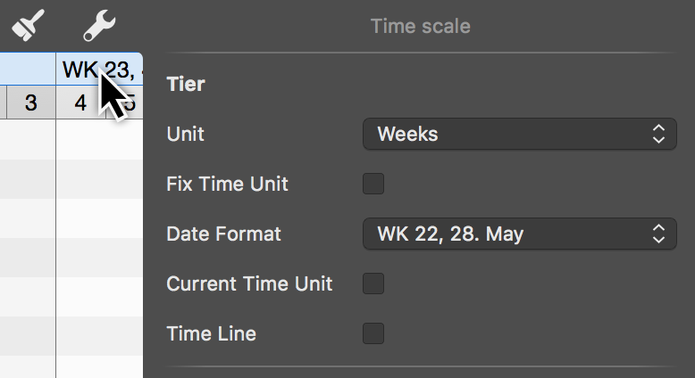 Time Scale Inspector