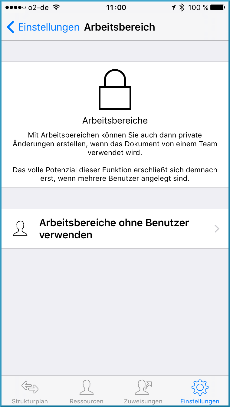 Go:Einstellungen Arbeitsbereich