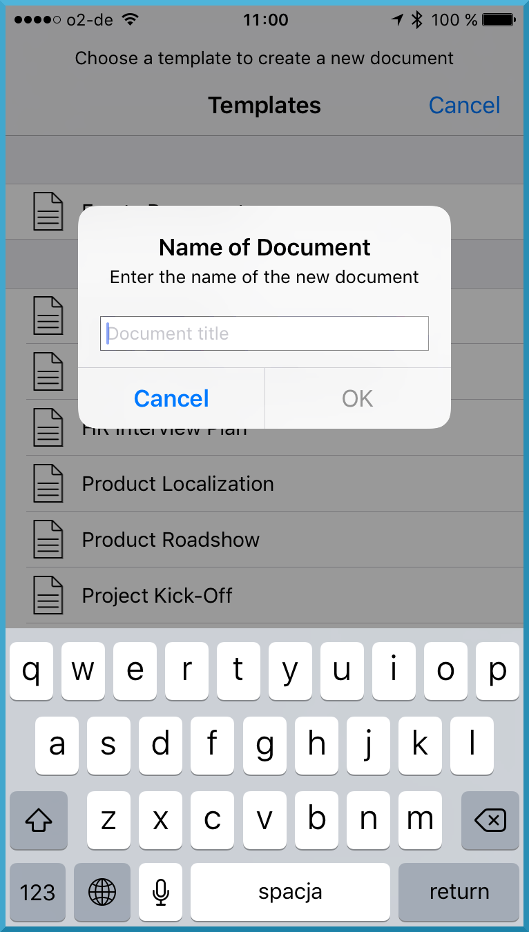Go:Document name