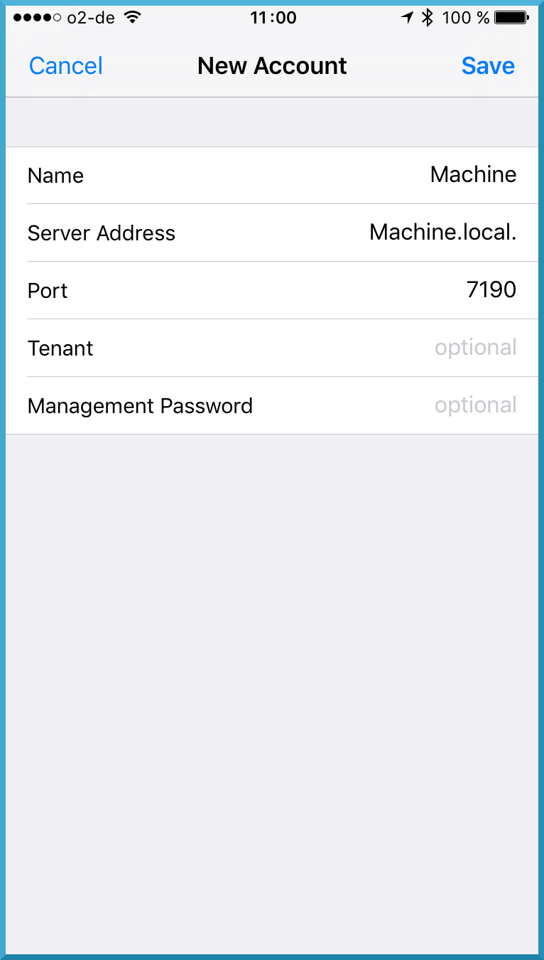 Go:Merlin Server settings