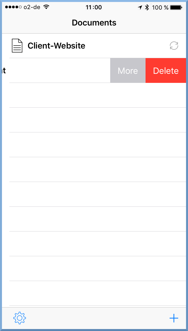 Go:More and Delete