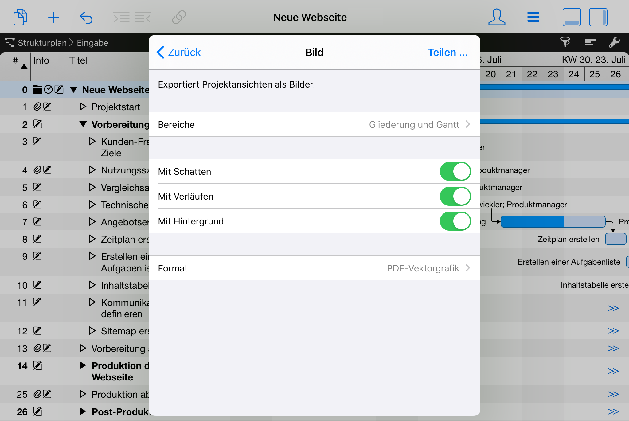 iPad:Export Image PDF