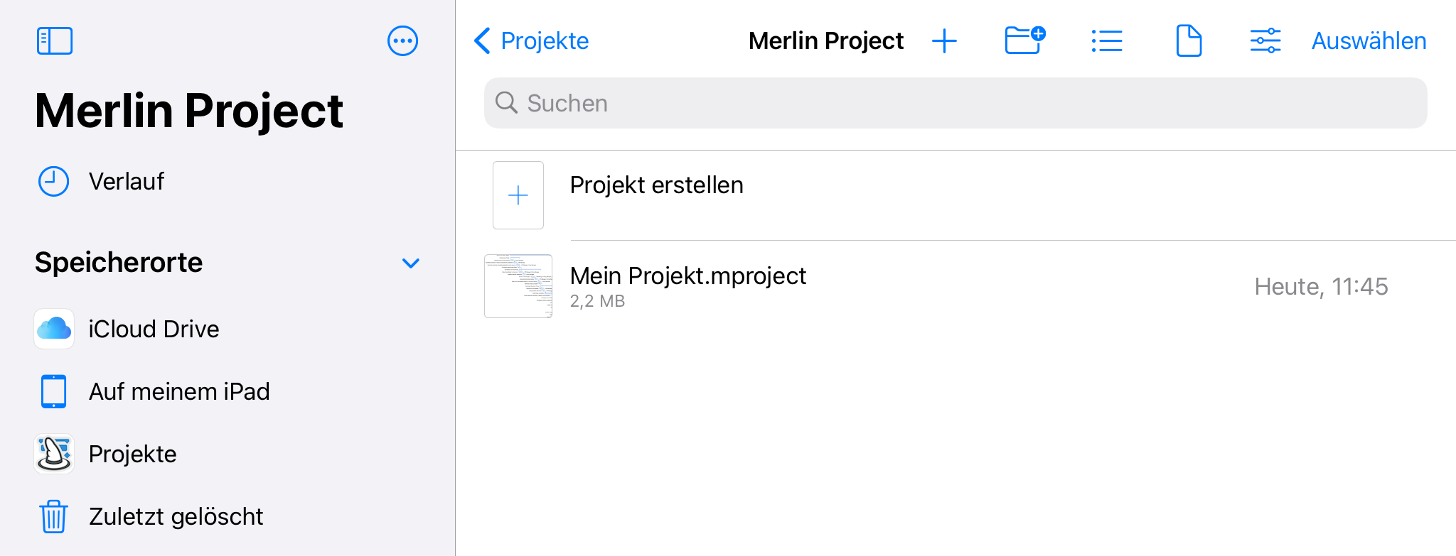 iPad:Projekt - Dropbox