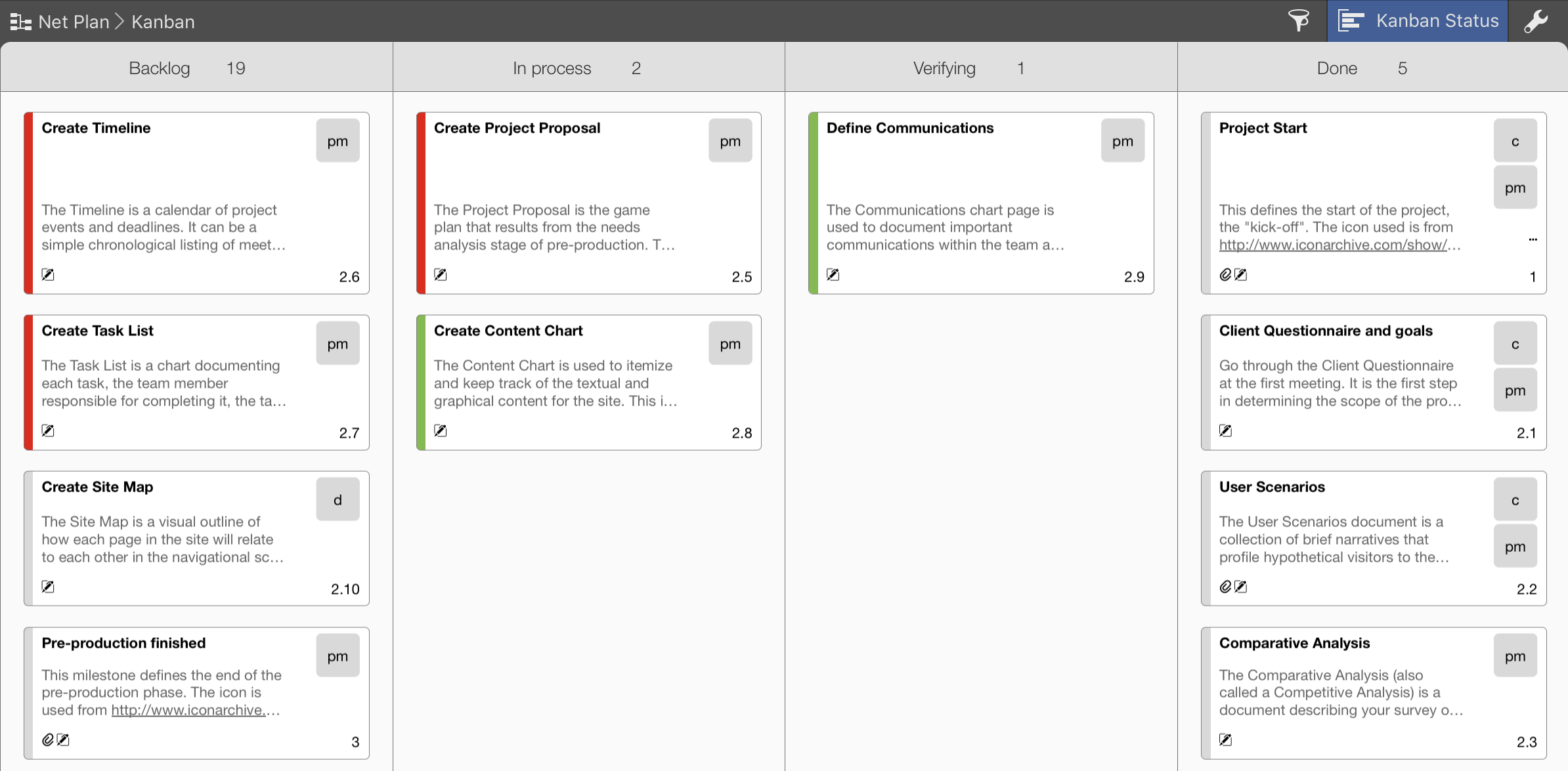 iPad:Net plan-Kanban