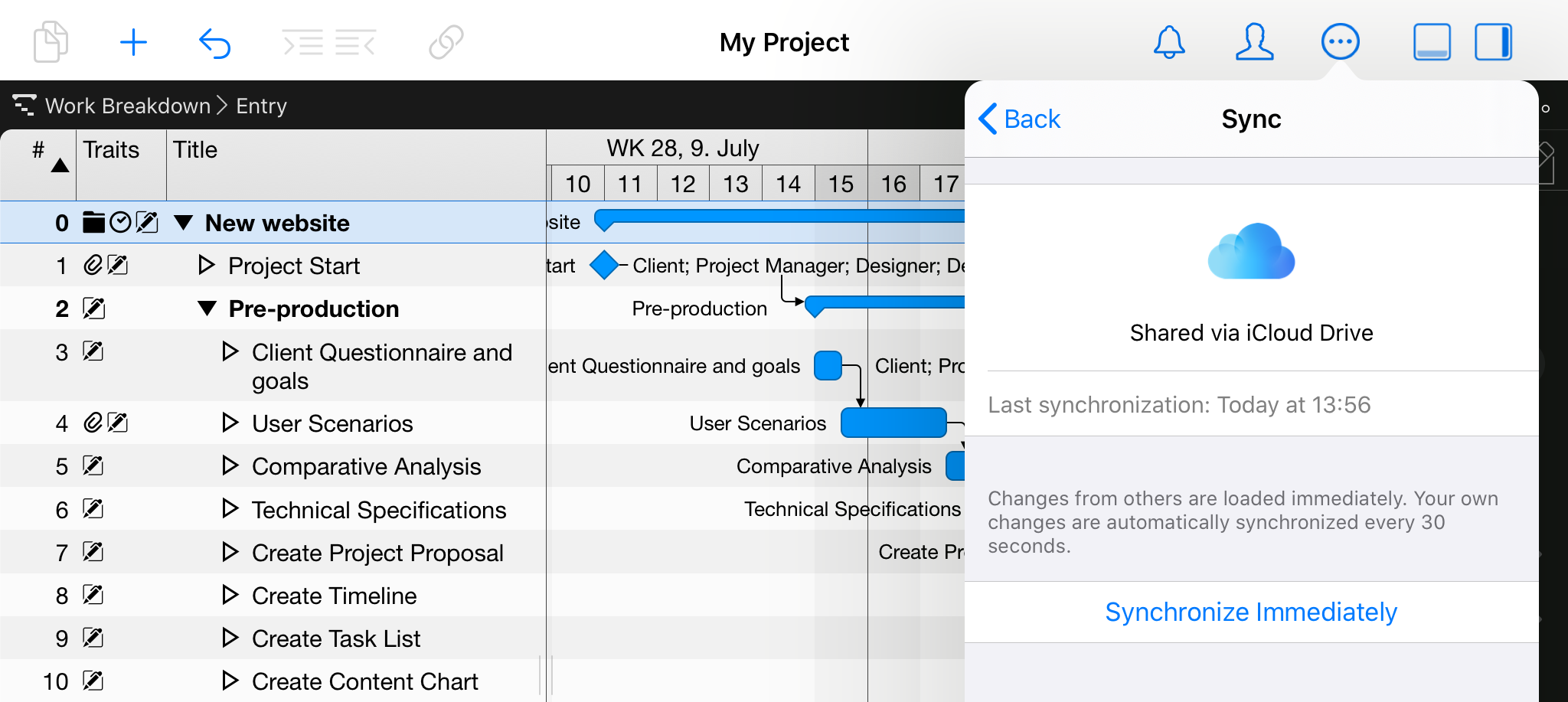 iPad:Sync server settings