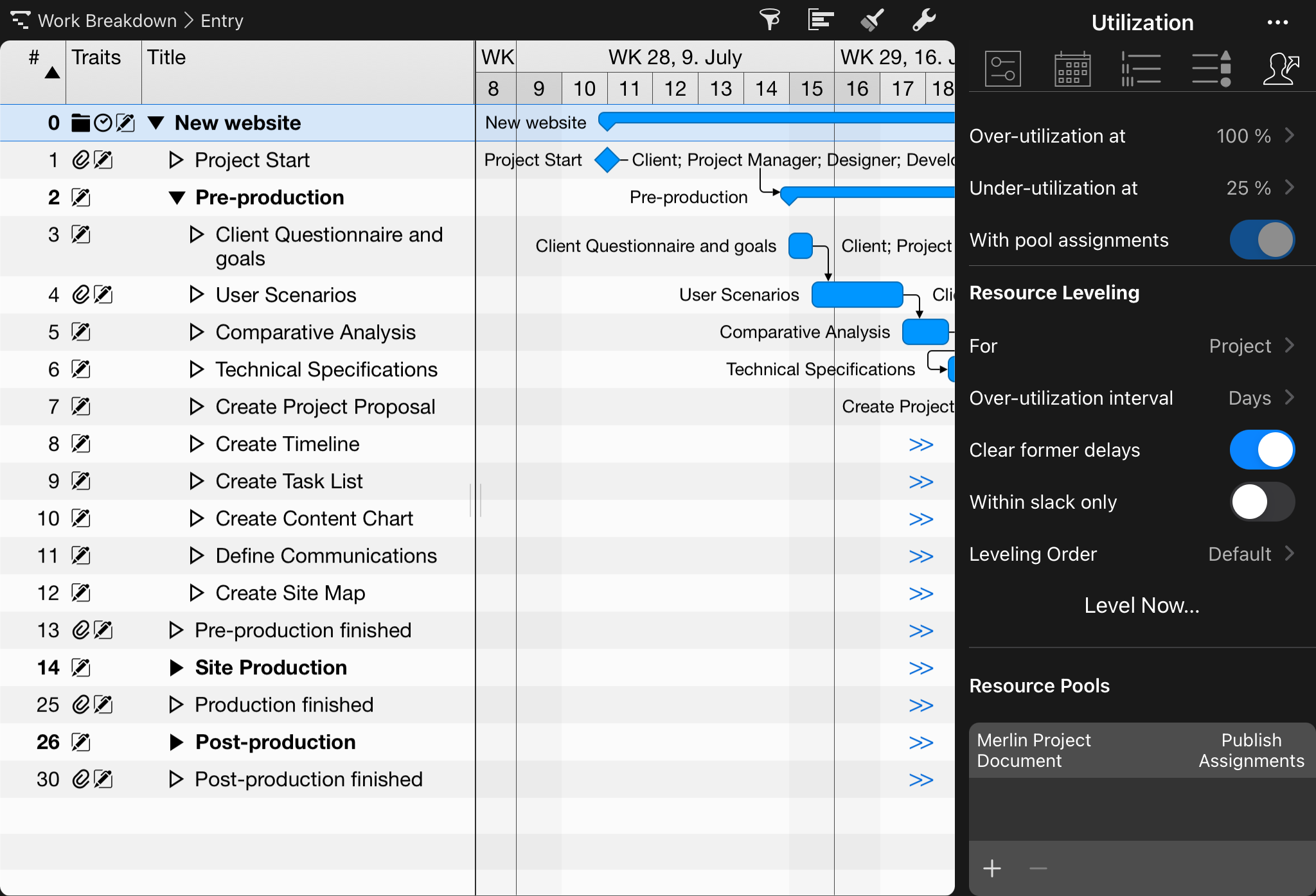 iPad:Utilization settings