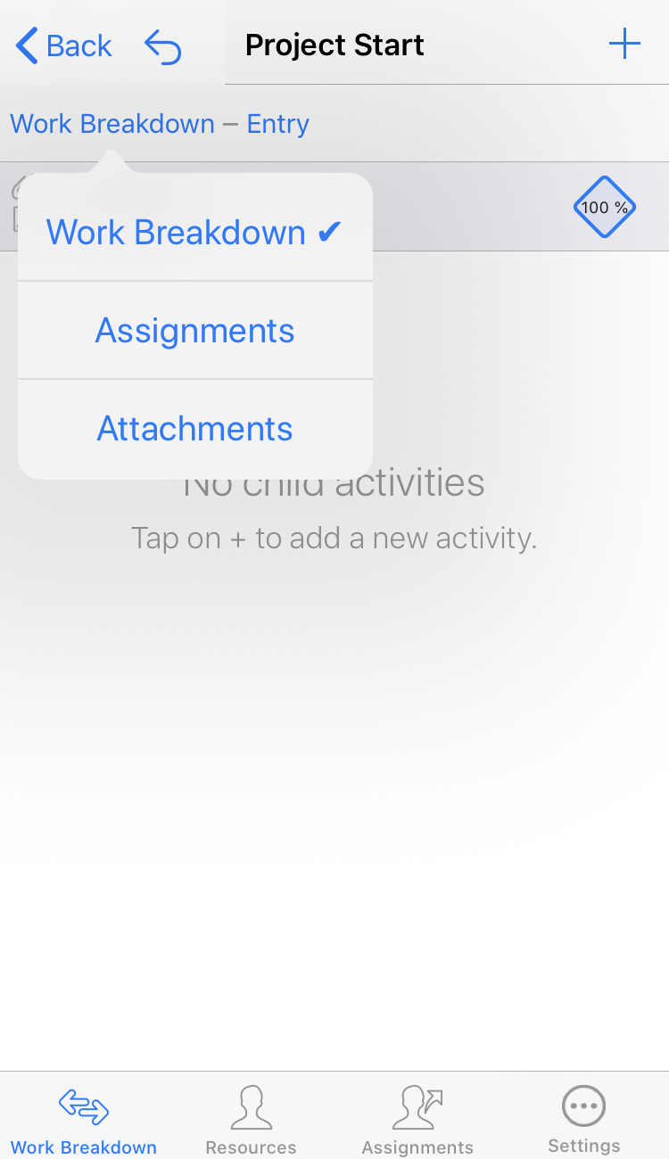 iPhone:Switch to assignments