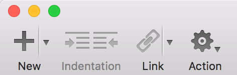 Toolbar - Links