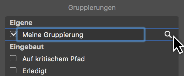 Kanban: Inspektor Gruppierung