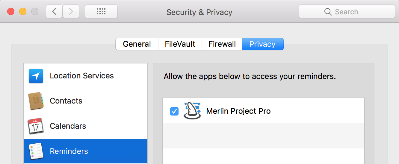 Privacy macOS