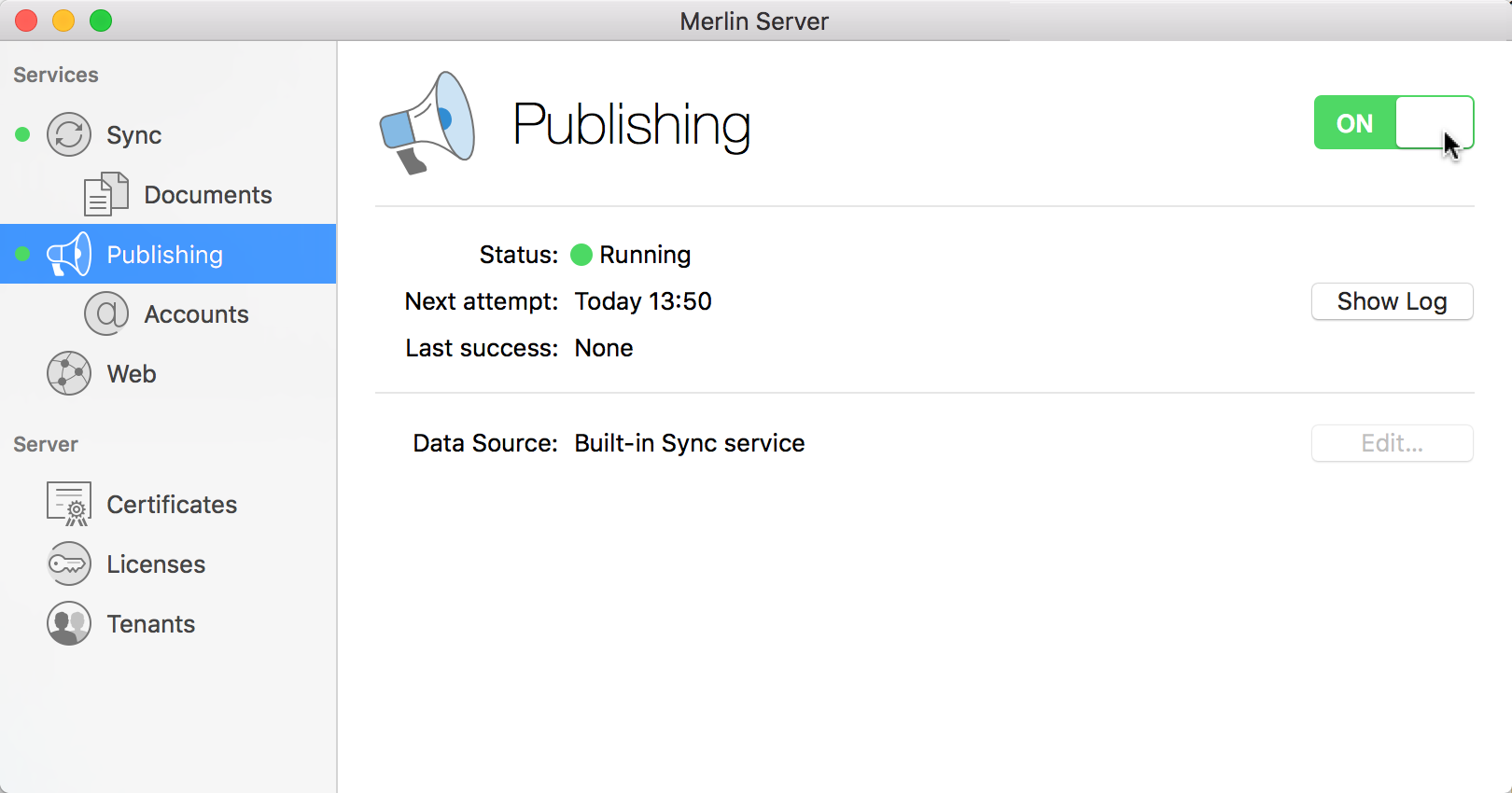 Server:Publish To