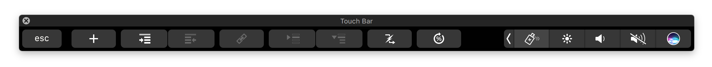 TouchBar TouchBar