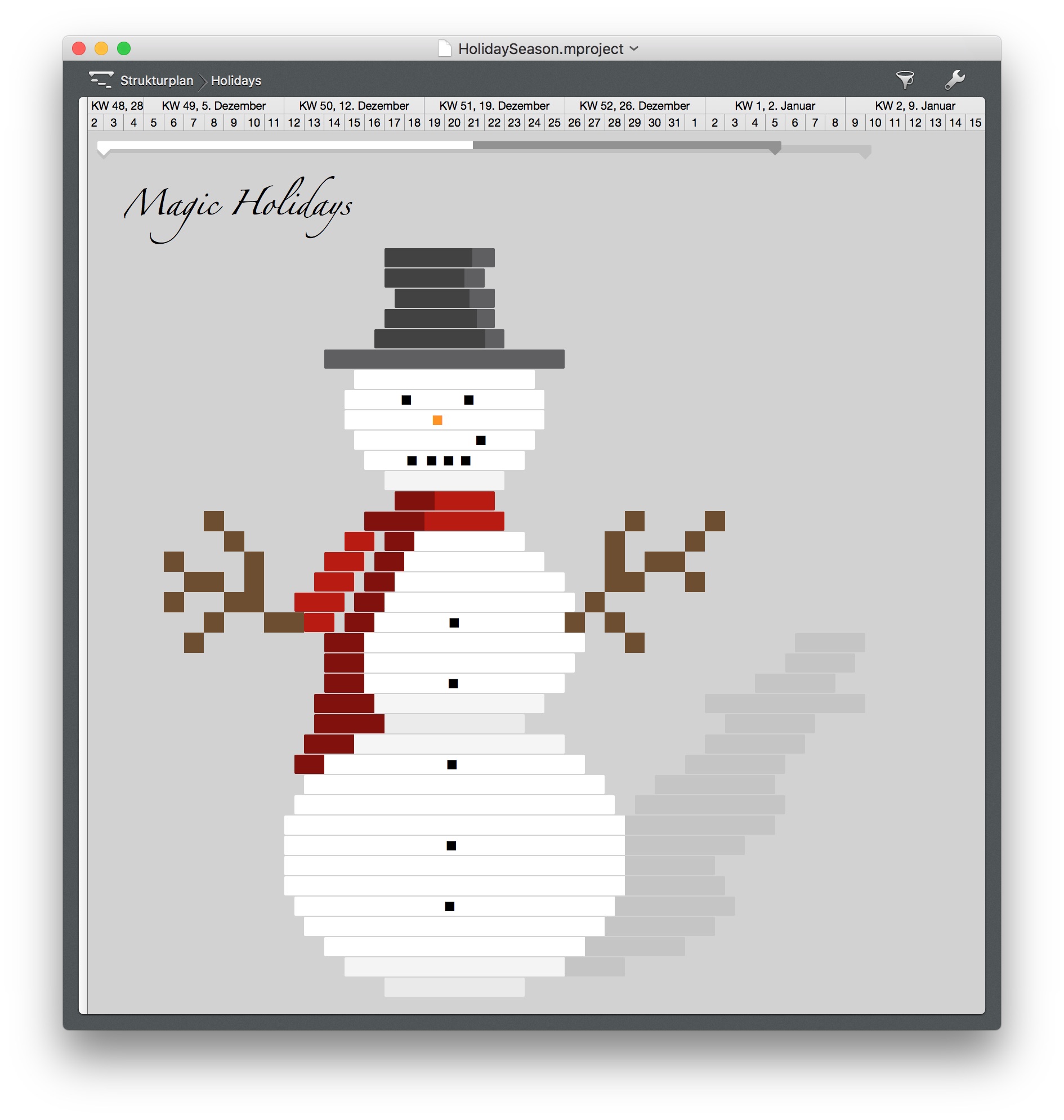 Frosty der Projekt-Schneemann
