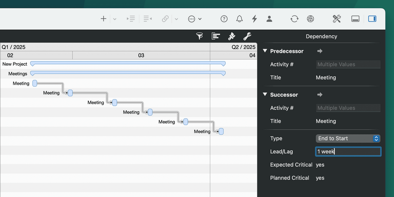 Create recurring tasks in Merlin Project