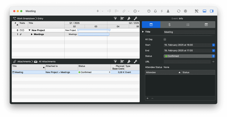 Create recurring tasks in Merlin Project