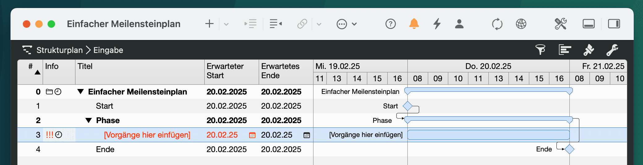 Planungskonflikte verstehen und lösen - Vorgang startet nach dem angegeben Datum Planungskonflikte verstehen und lösen - Vorgang startet nach dem angegeben Datum