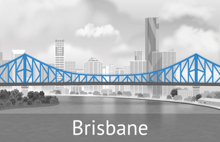 Le Story Bridge à Brisbane, Australie Le Story Bridge à Brisbane, Australie