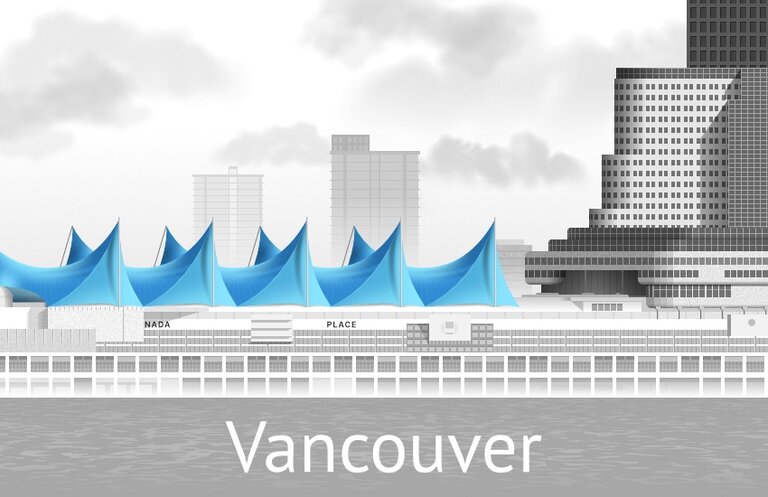 The Canada Place in Vancouver, Canada