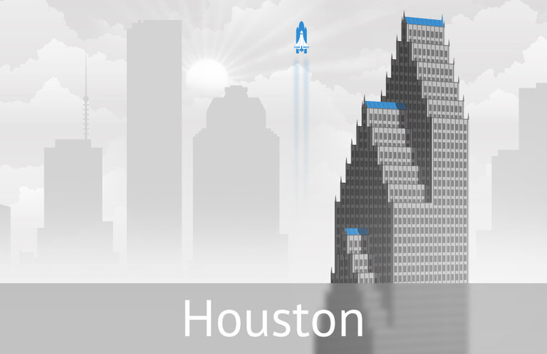 The Bank of America Center in Houston, TX, United States