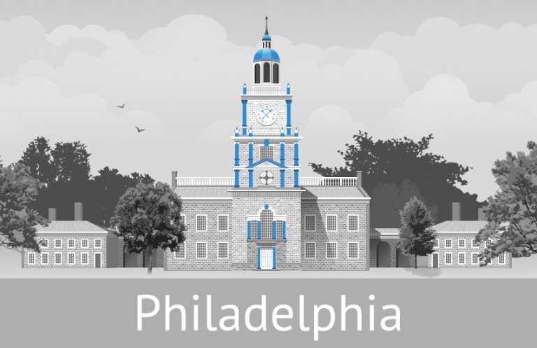 L'Independence Hall à Philadelphie, PA, États-Unis L'Independence Hall à Philadelphie, PA, États-Unis