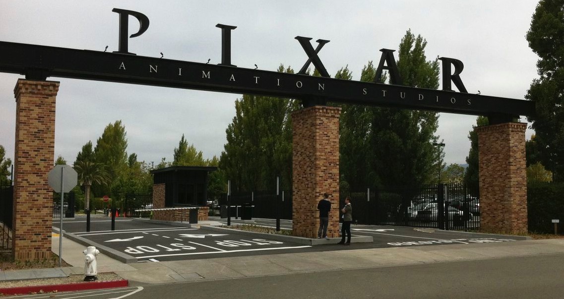 The gate at Pixar