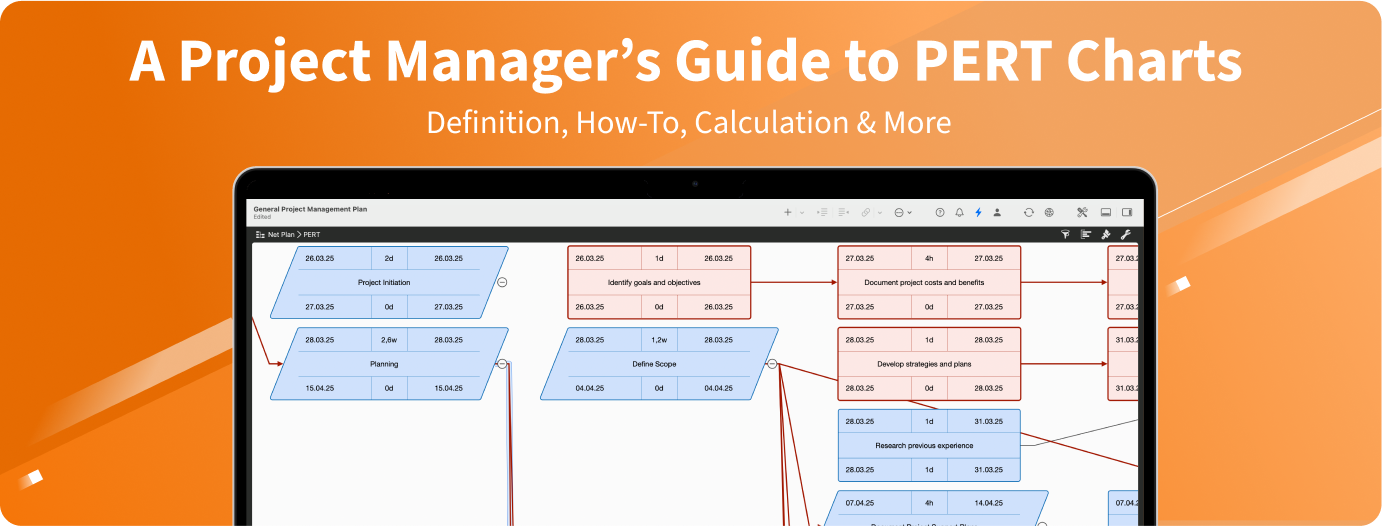 PERT Chart: The Definite Guide for Project Managers