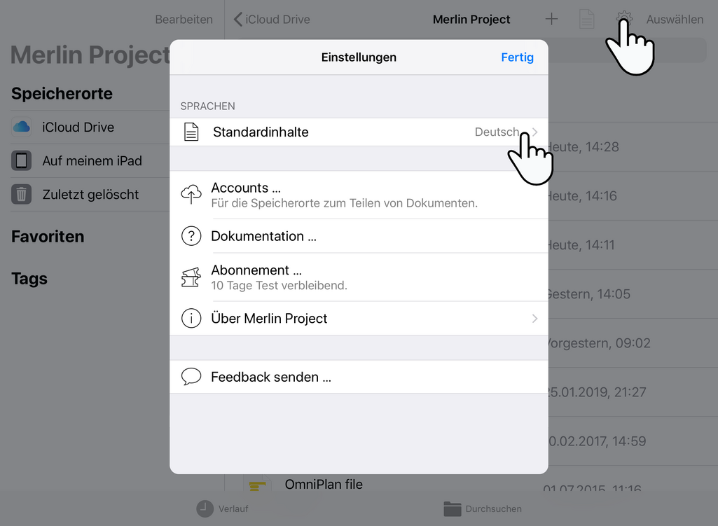 5. Aktivieren Sie Vorlagen für zusätzliche Sprachen. 5. Aktivieren Sie Vorlagen für zusätzliche Sprachen.