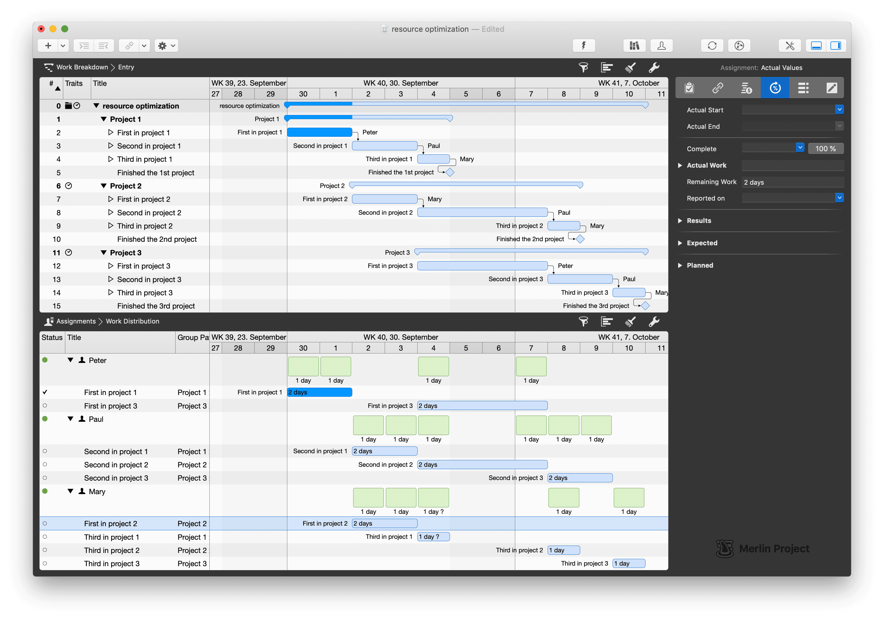 With Drag & Drop you can reschedule quickly