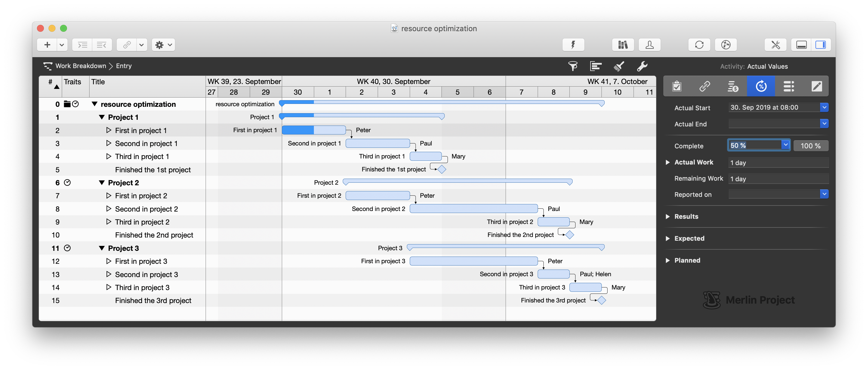 Progress is documented in Merlin Project Progress is documented in Merlin Project