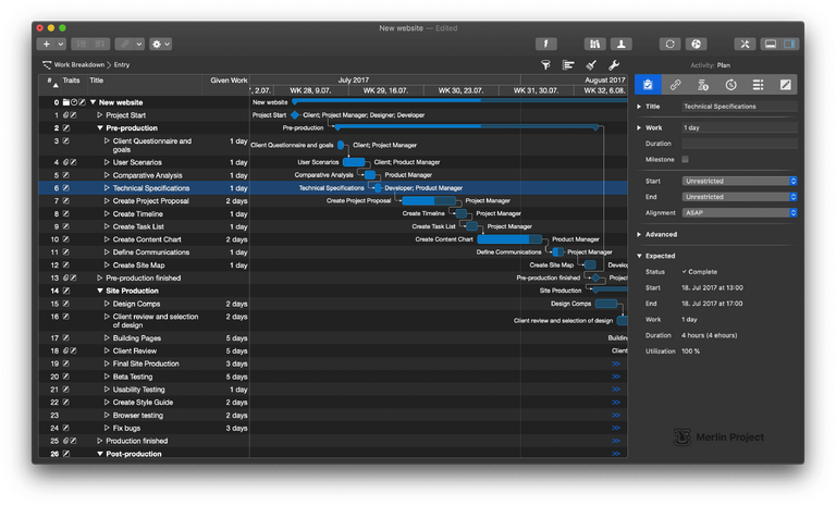 The new Darkmode in Merlin Project 6 on the Mac The new Darkmode in Merlin Project 6 on the Mac