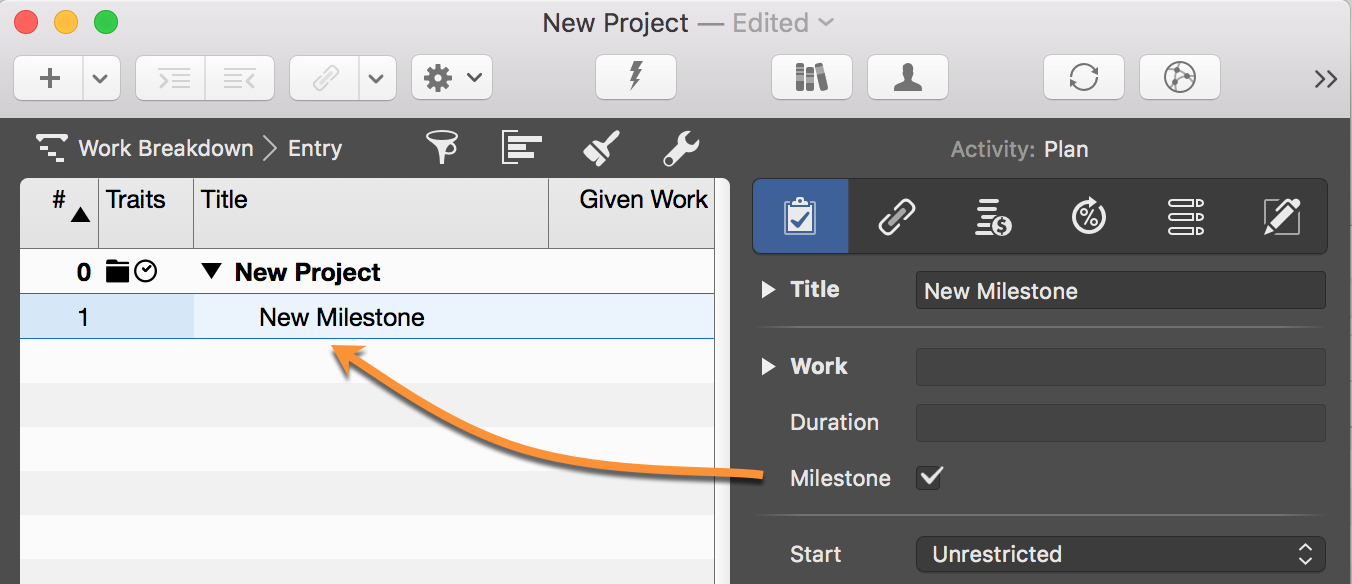 Set Milestones in Merlin Project Set Milestones in Merlin Project