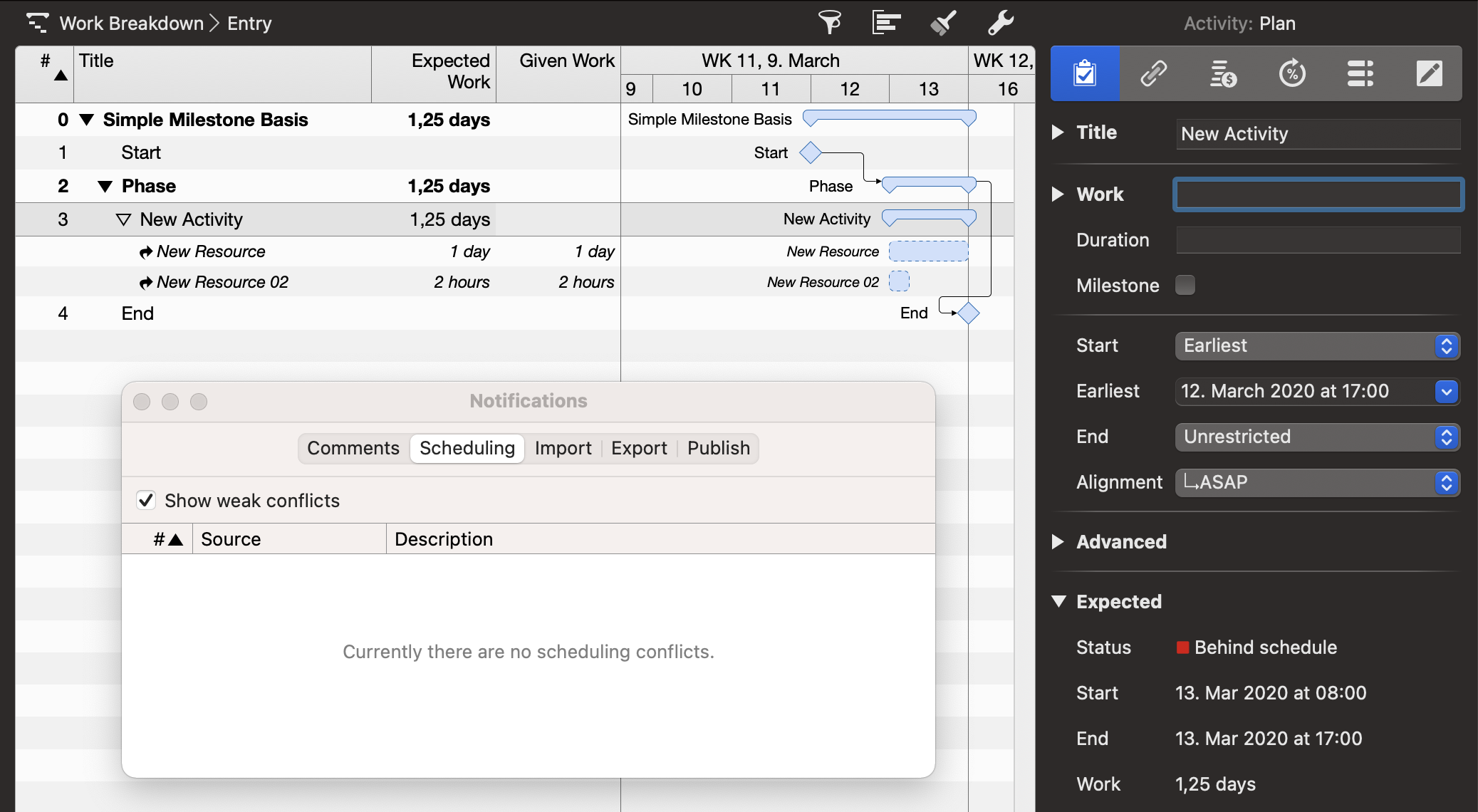 Understanding and Resolving Scheduling Conflict - Expected Work Exceeds Given Value Understanding and Resolving Scheduling Conflict - Expected Work Exceeds Given Value