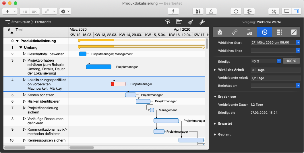 Merlin Project - Vorgang in Bearbeitung