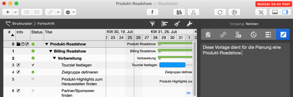 Merlin Project - Notizen der Zeile #0