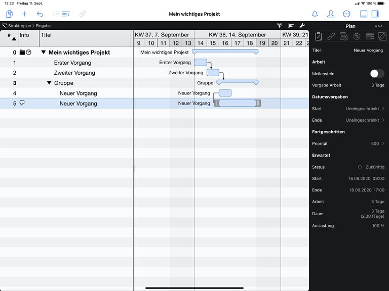 Merlin Project 7 auf dem iPad Merlin Project 7 auf dem iPad
