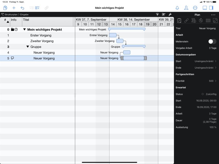 Merlin Project 7 auf dem iPad Merlin Project 7 auf dem iPad
