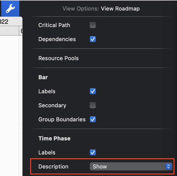 Show descriptions Show descriptions