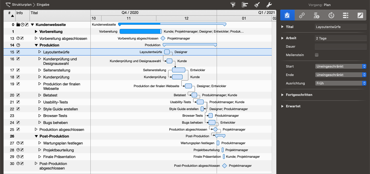 Merlin Project - Flexibilität für zukünftige Änderungen mit Verknüpfungen Merlin Project - Flexibilität für zukünftige Änderungen mit Verknüpfungen