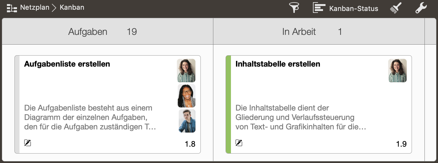 Ressourcenbild in Kanban