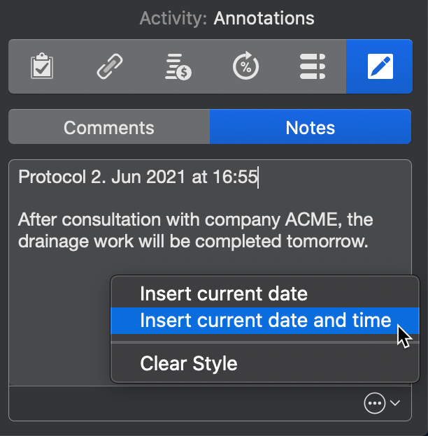 Merlin Project notes for construction diary and logs