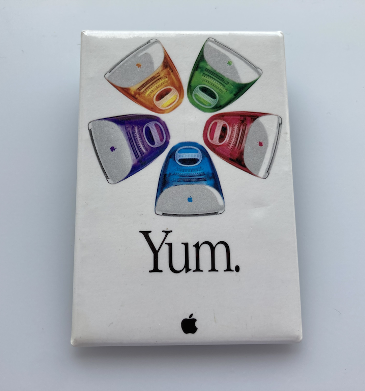 iMac Marketing Pin 1999