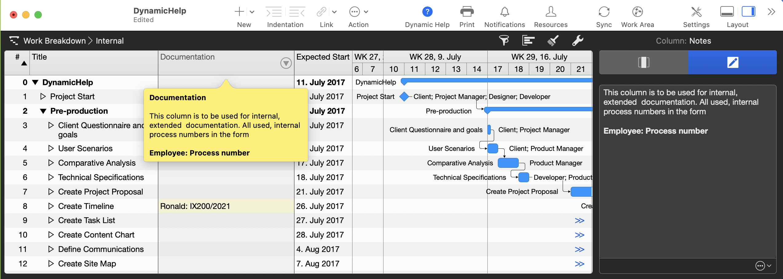 Active help for custom column Active help for custom column