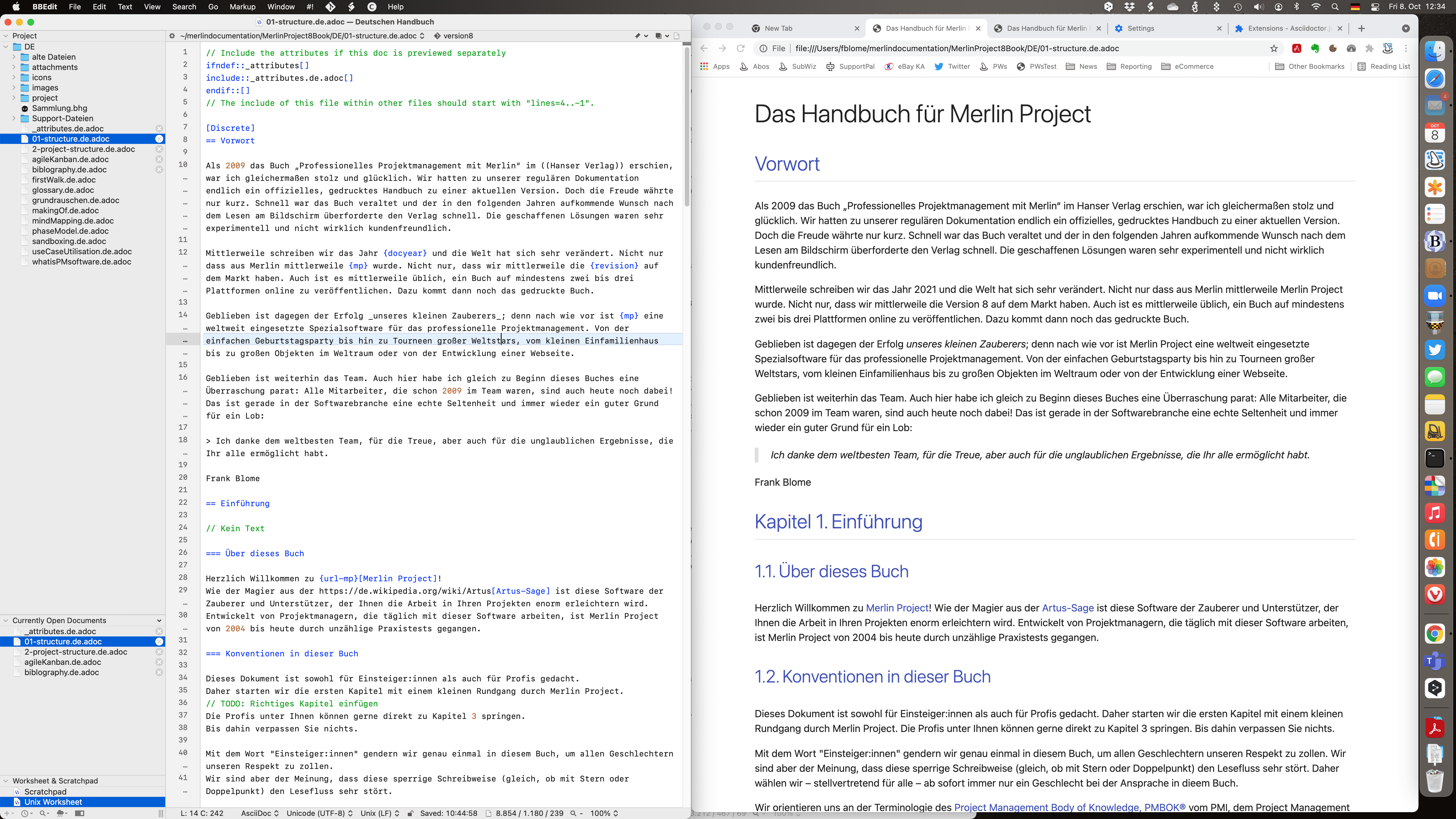 Mi configuración para escribir Mi configuración para escribir