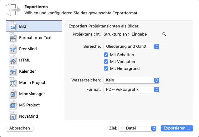 PDF Export