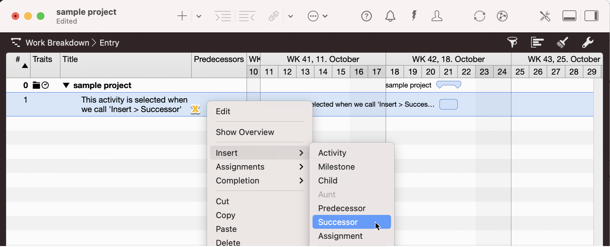 Merlin Project - Insert Successor