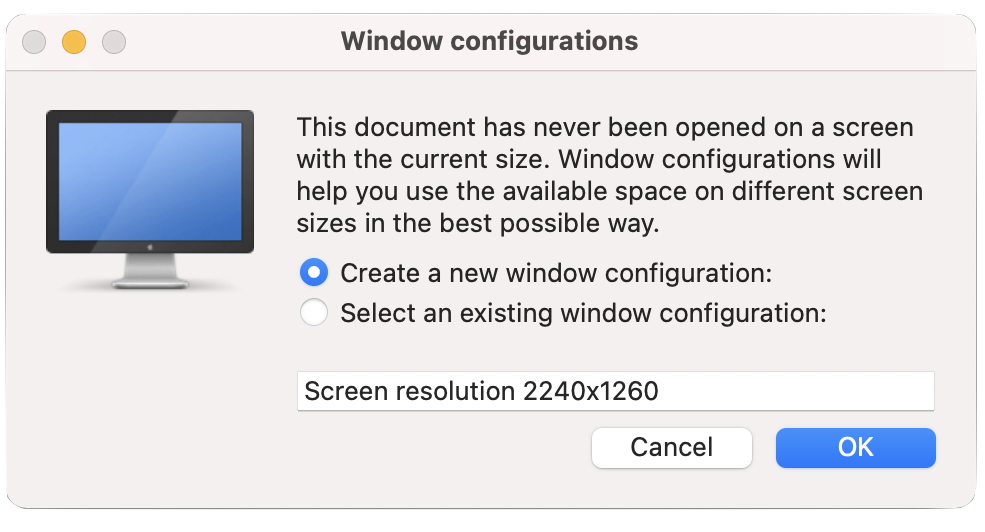 Merlin Project - Window configuration